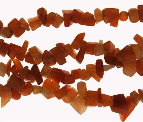 Click here to buy 36 inch Endless Chip Necklace (approx. 8mm) - Red Aventurine by TotlecTraders.com.