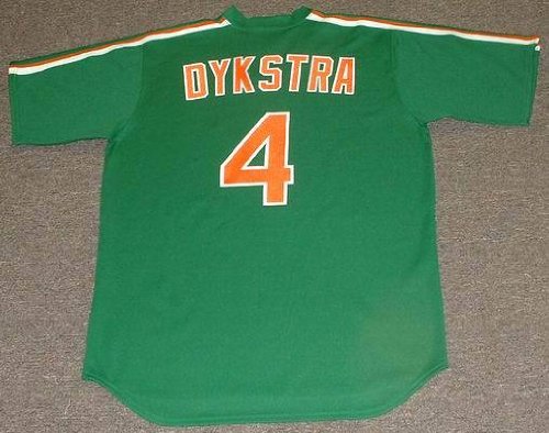 LENNY DYKSTRA New York Mets 1985 Majestic Cooperstown Throwback 