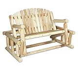Cedarlooks 0100016 Log Loveseat Glider