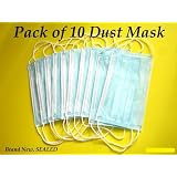 Buy 1 Pack of 10 Face Dust Mask Medical Salon Earloop Disposable Sterile 3ply Filter