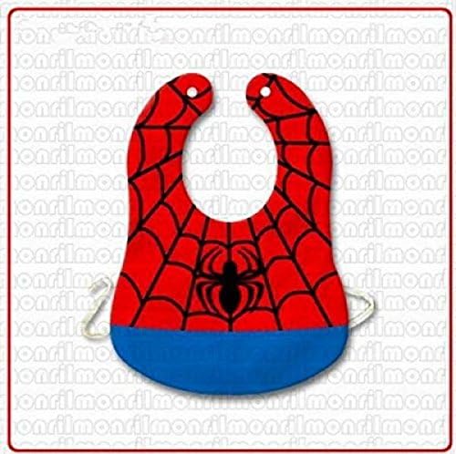 Baby Bibs Spider-Man Cartoon Cotton Waterproof 3 Layer Bibs