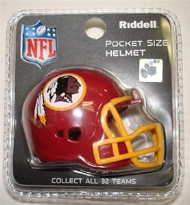 Washington Redskins Riddell Revolution Pocket Pro Football Helmet