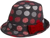 San Diego Hat Girls 2-6x Polka Dot Fedora With Bow