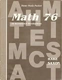 Home Study Packet for Math 76: An Incremental Development (Answers)
