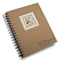 Recipes, A Cooking Journal - Kraft Hard Cover (prompts on every page, recycled paper, read more)