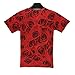 FaPlus Men's Fashion 3D Creative Graffiti Print Red Lady Style T-Shirts M