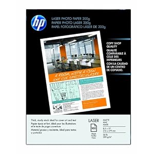 HP Photo and Imaging Laser Paper, matte (100 sheets, 8.5 x 11-inch)