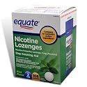 Equate Nicotine Lozenge Stop Smoking Aid, Mint Flavor 2 mg, 108 Lozenges