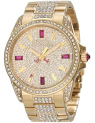 Juicy Couture Womens 1901084 Stella Gold and Crystal Bracelet Watch