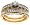 10k Yellow Gold Diamond Engagement Ring (1/6 cttw, I-J Color, I3 Clarity), Size 7