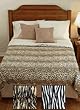 Animal Print Fleece Blanket - Full/Queen, Color Leopard