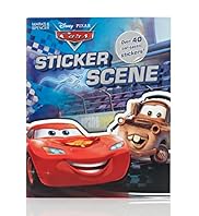 Disney Cars Sticker Scene Book