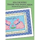 Six Country Thank You Postcards (Small-Format Card Books) by  Elizabeth King Brownd