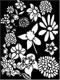  : Cartoon Coloring Board: Flowers