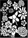 Search : Cartoon Coloring Board: Flowers