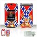 confederate flag Rebel Deer Case Cover for Motorola V8 V9m CDMA RAZR 2 RAZR2 Protective Cell Phone Hard SNAP-ON Optional Belt Clip