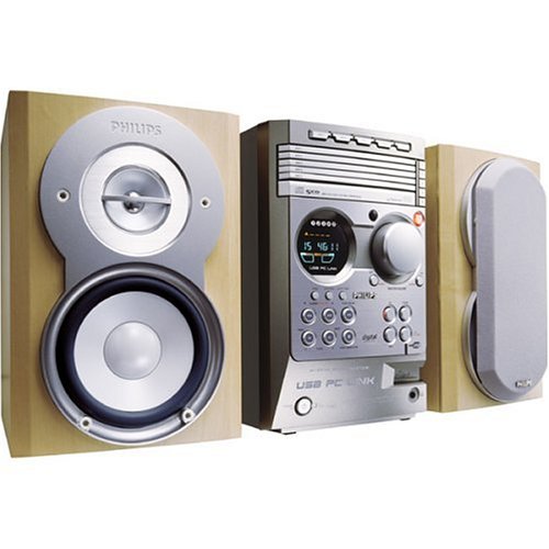 Philips MCM530 150Watt Micro Shelf System with 5Disc CD MP3 Changer