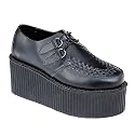CREEPER-802, 3 1/4' P/F Blk Leatheer Creeper Shoe
