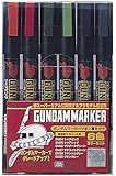 GSI Creos Gundam Marker Zeon Set (6 Markers)
