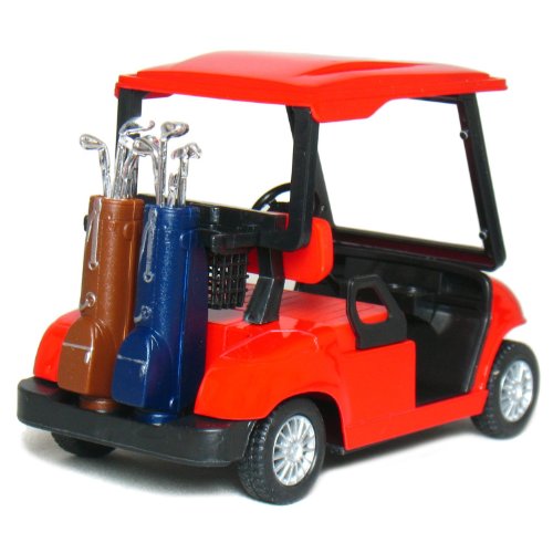 4½" Diecast Metal Golf Cart Model (Red) Toys Games Toys Sports Toys Toy