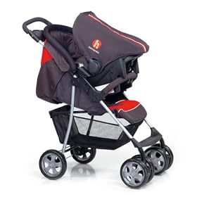 Hauck Shopper 6 travel system set in H Fun Black