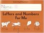 Letters and Numbers for Me