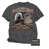 Buck Wear My World NRA T-Shirt - Charcoal