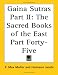 Gaina Sutras Part II: The Sacred Books of the East Part Forty-Five