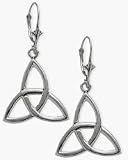 Genuine Sterling Silver Celtic Trinity Knot Earrings