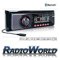 BEAT 195 Car Stereo RDS Radio USB WMA/MP3 iPod/iPhone Bluetooth SD Card and AUX