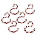 Candy Cane Napkin Rings Set of 6