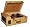 Crosley CR89 Traveler Stack-o-Matic Turntable, Brown/Tweed