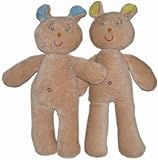 Soft Teddy Bear - Handmade in the USA - 100% Organic Cotton, Safe, Non-toxic, Heirloom Quality Toy