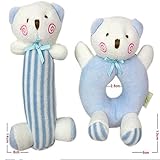 Ajusen おもちゃ ベビー ぬいぐるみ ベッド メリー 赤ちゃん 動物 (ブルー)