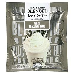 Big Train Blended Ice Coffee, White Chocolate Latte, 2.8-Ounce Bags (Pack of 25)