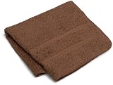Martex 100% Egyptian Cotton Loops Washcloth, Classic Brown