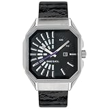Diesel DZ515 Ladies Black Patent Leather Strap Watch