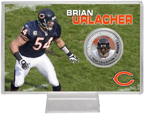 Highland Mint NFL Chicago Bears Brian Urlacher Silver Coin Card