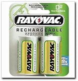 Rayovac NM713-2 Rechargeable NiMH D Batteries (Two-pack)