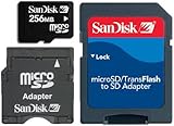 SanDisk microSD Memory Kit 256MB SDSDQ-256-J3K