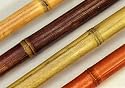 Natural Bamboo Poles 6 feet by 1 Inches, Set of 5 - Natural