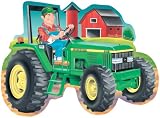John Deere Tractor Shaped Floor Puzzle