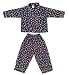How To Measure Bra Sizes : Boys Girls Pajamas in Blue with Yellow Moons and Stars