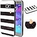 Urberry Galaxy Note 5 Case, Black Strip [High Pro Shield]- [Drop Protection] Cover for Samsung Note 5 with a Free Stylus