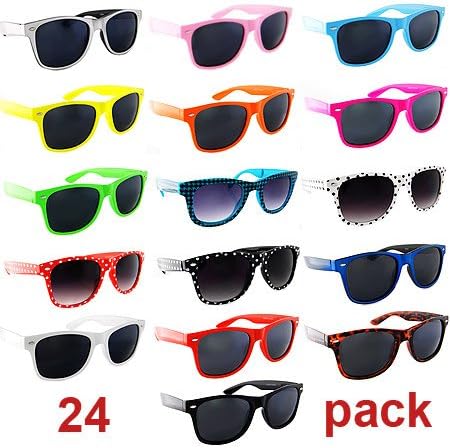 Lot of 24 Nerd Glasses - Buddy Holly Wayfarer
