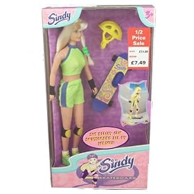 Skateboarding Sindy