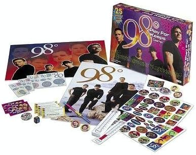 The 98 Degrees Play For Keeps Game by Winterland Toys