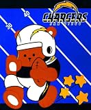 San Diego Chargers NFL Logo Raschel Royal Plush Blanket throw size new