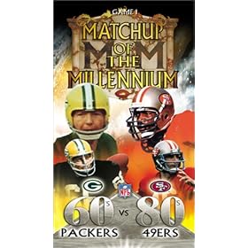 NFL Matchup of the Millennium Game 1 - '60s Packers vs. '80s 49ers [VHS]