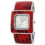 Breda Womens 2225_red Christa Snake Skin Patte